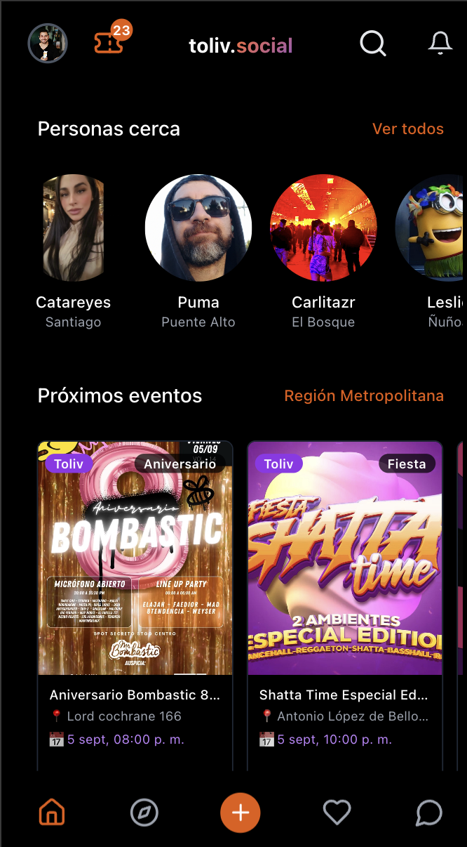 Toliv Social App Preview